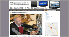 Desktop Screenshot of jacksonvilletvrepair.com